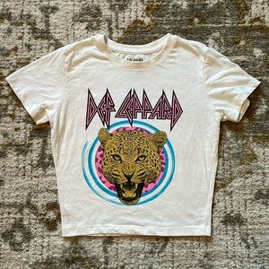 Def Leppard Baby Tee in Medium